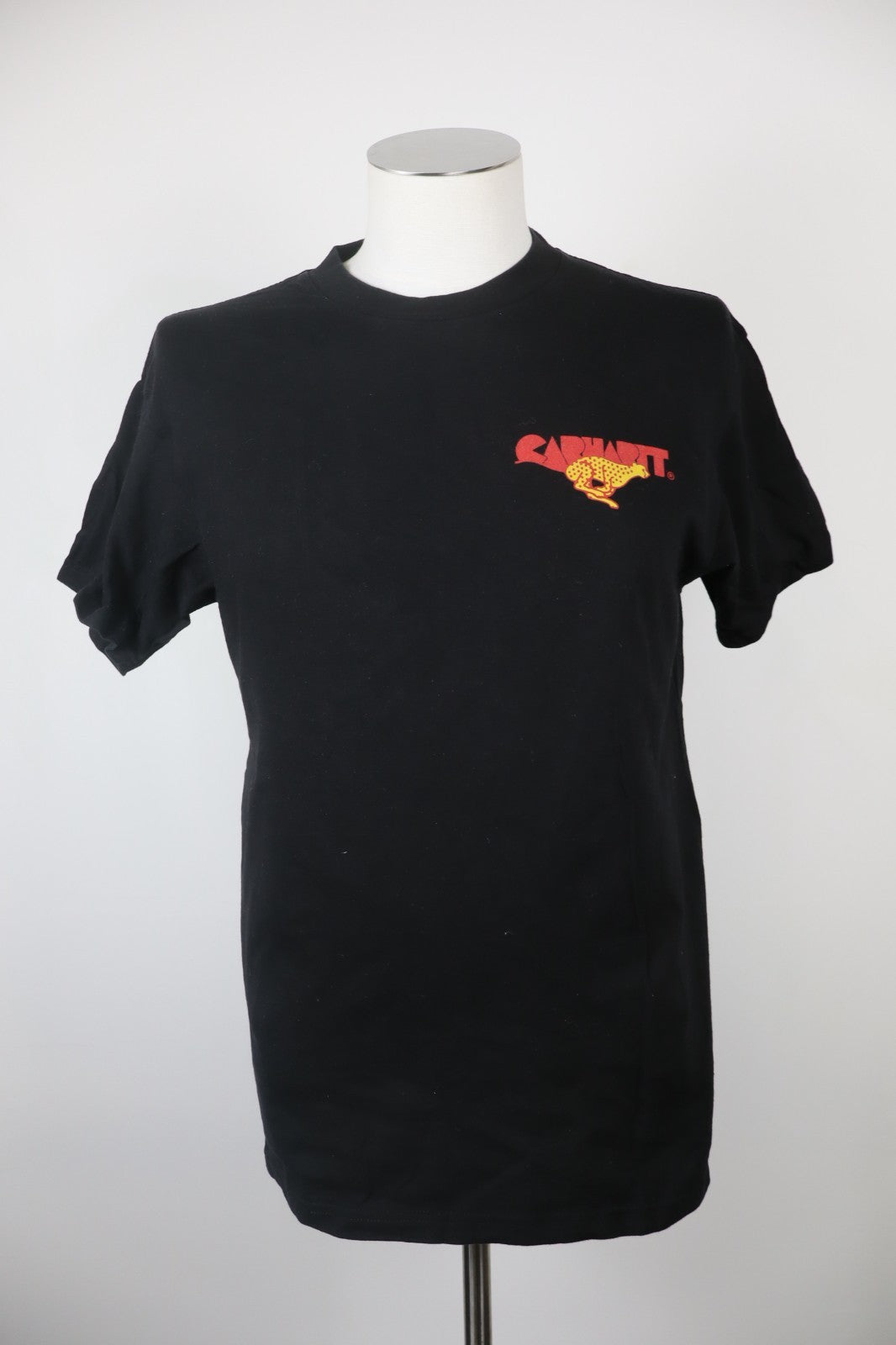CARHARTT MAGLIA UOMO COTONE TG XS MAN COTTON T-SHIRT CASUAL VINTAGE NERO LOGO