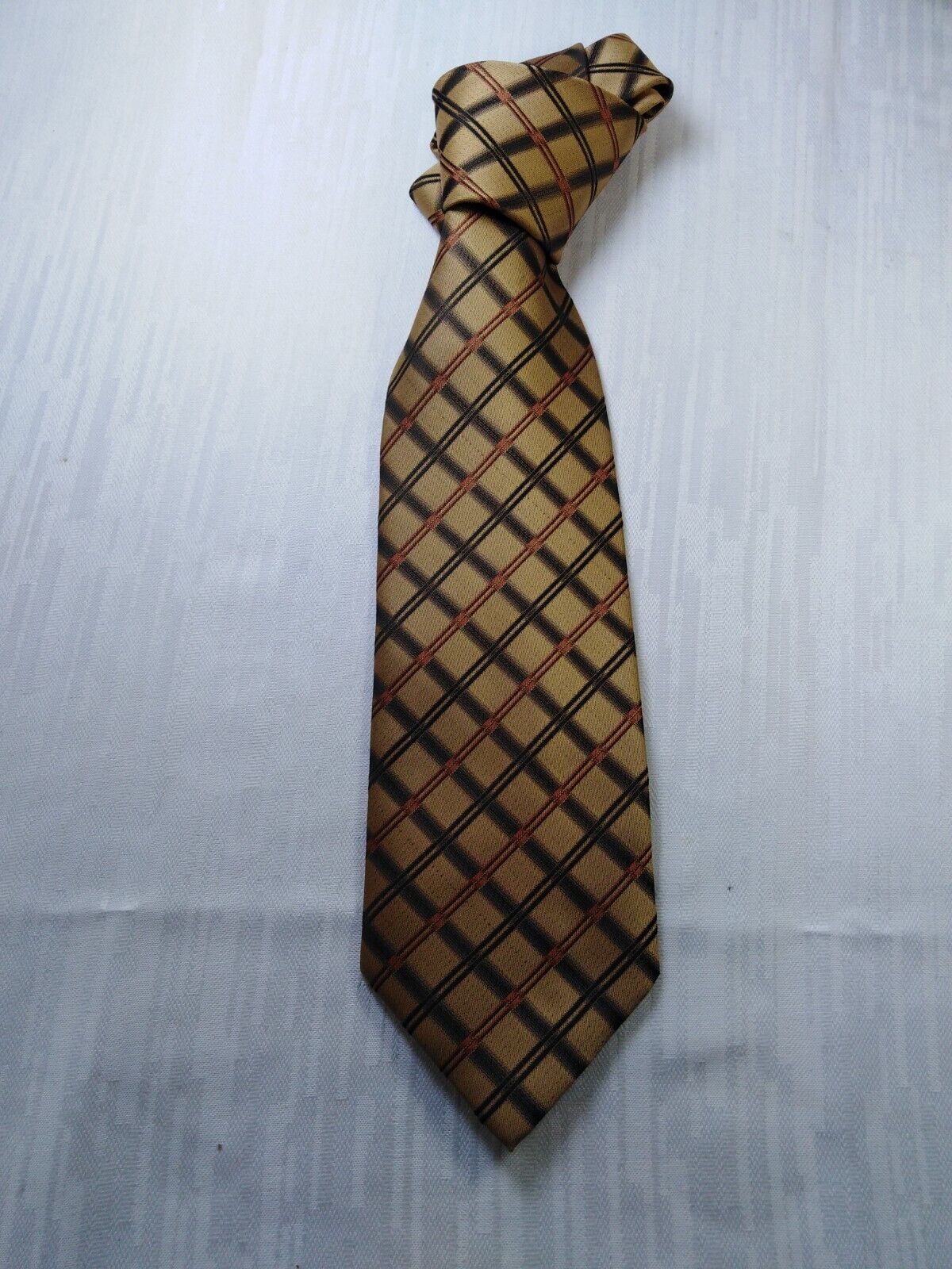 ROCCOBAROCCO 100% SETA SILK TIE CRAVATTA NECKTIE MADE ITALY VINTAGE CLASSIC