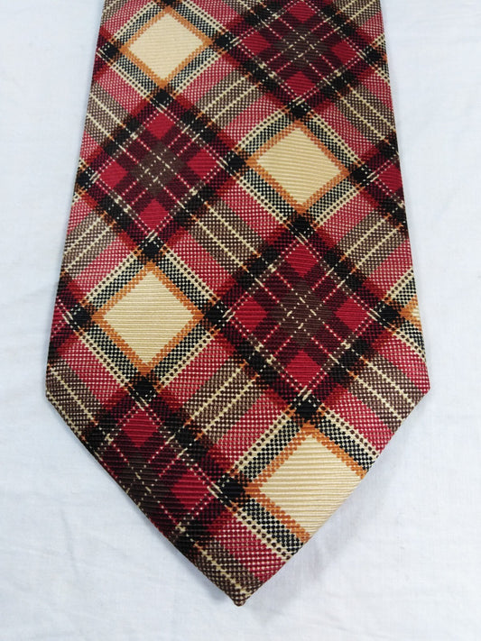 HARMONT & BLAINE 100%  SILK TIE SETA CRAVATTA NECKTIE MADE IN ITALY