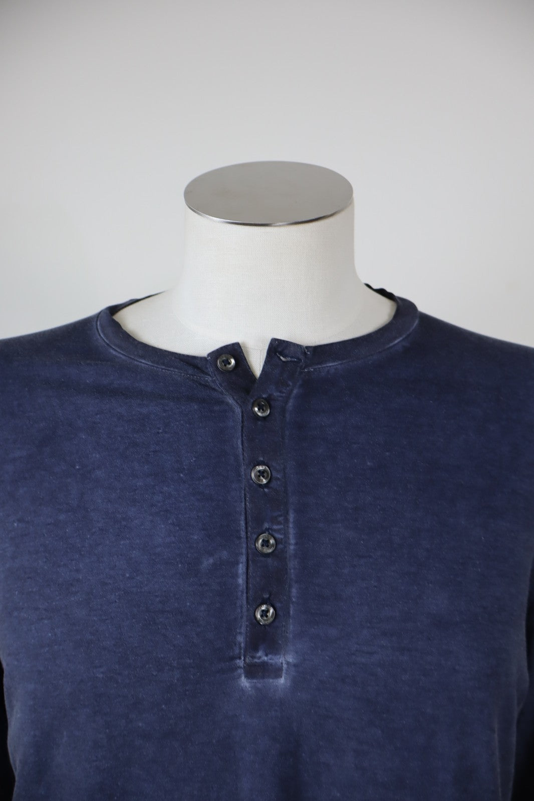 GUESS MAGLIA T-SHIRT UOMO TG. L MAN SHIRT CASUAL VINTAGE COTONE CON BOTTONI