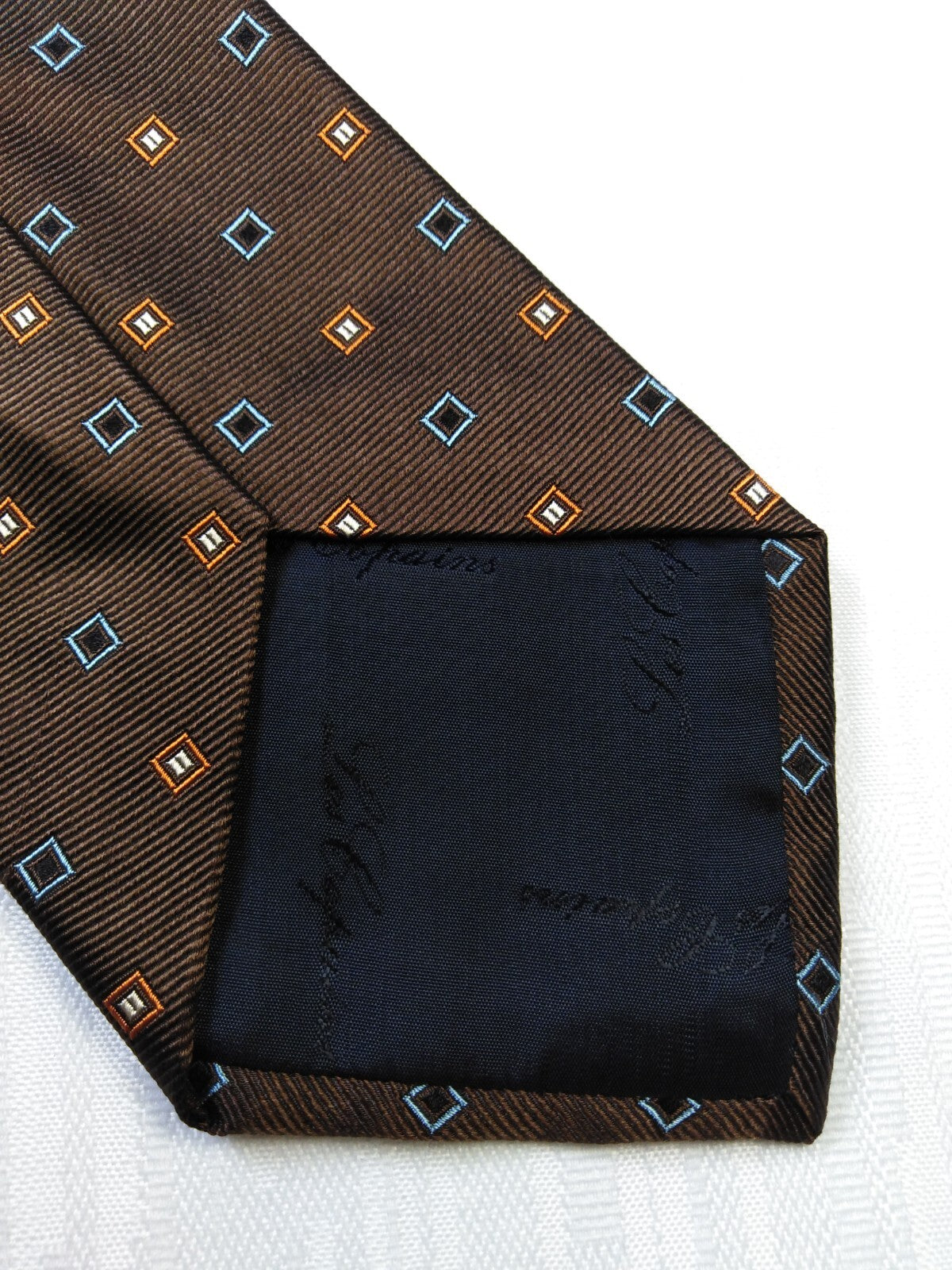 LES COPAINS 100% SETA SILK TIE CRAVATTA NECKTIE VINTAGE CLASSIC ITALY