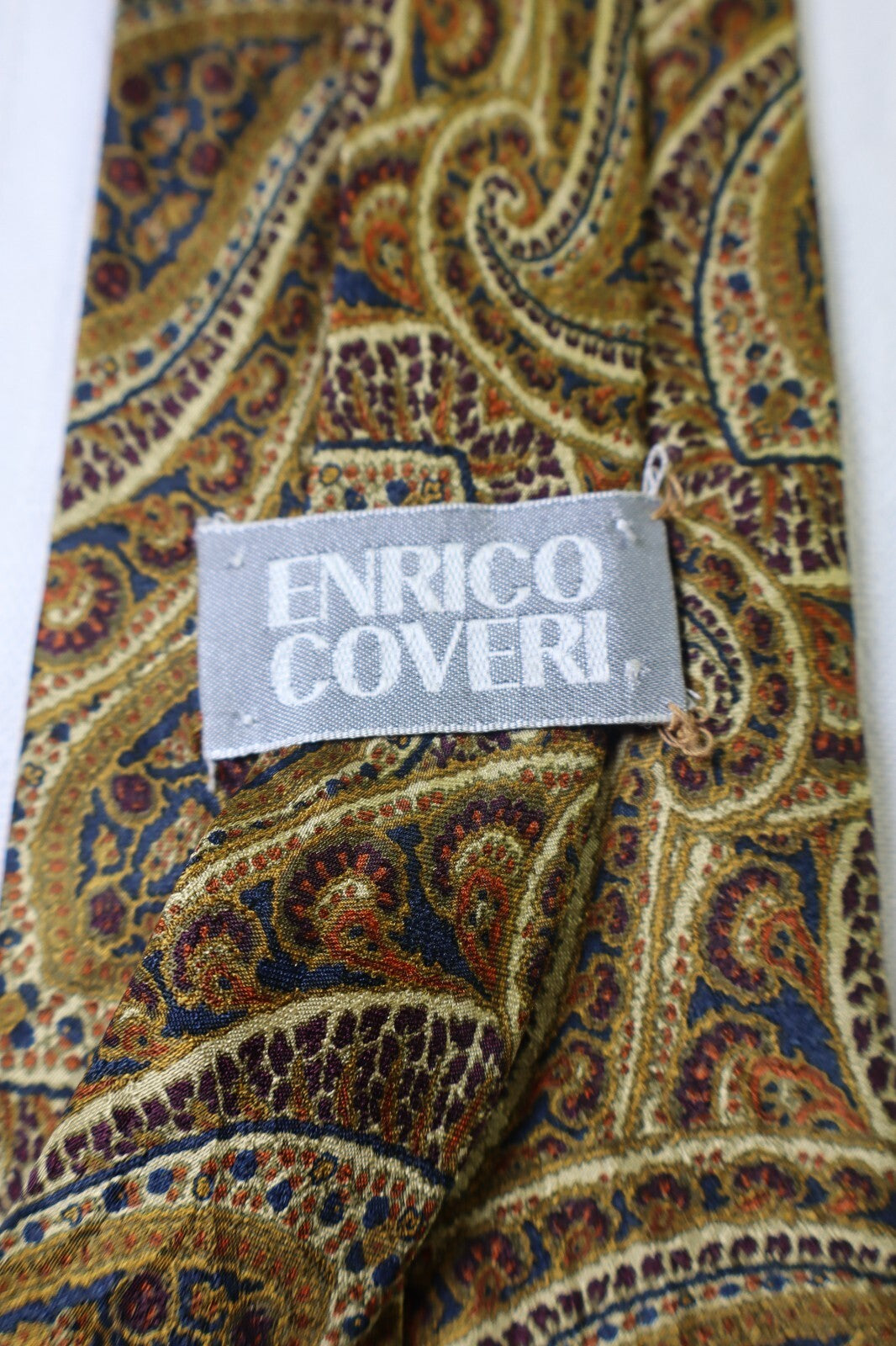 ENRICO COVERI 100% SILK TIE SETA CRAVATTA NECKTIE MADE IN ITALY VINTAGE CLASSIC