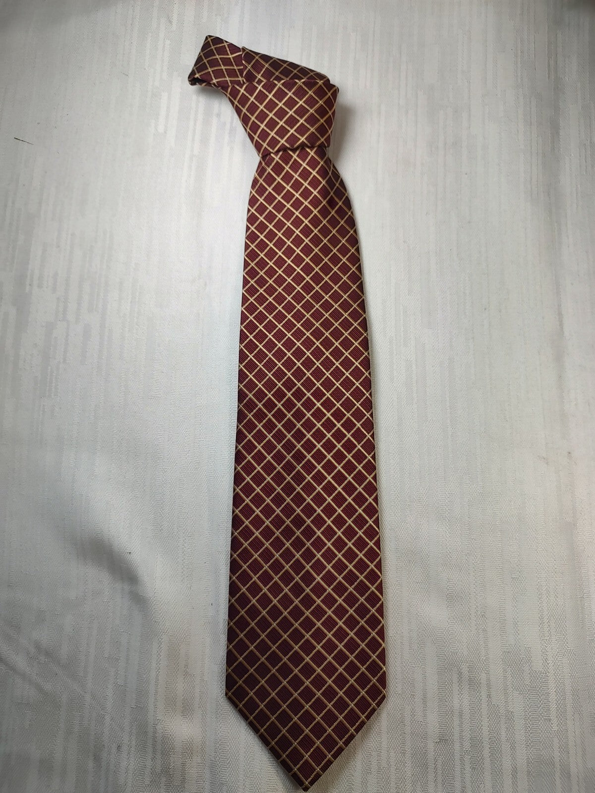 ROCCOBAROCCO 100% SILK TIE SETA CRAVATTA NECKTIE MADE IN ITALY CLASSIC
