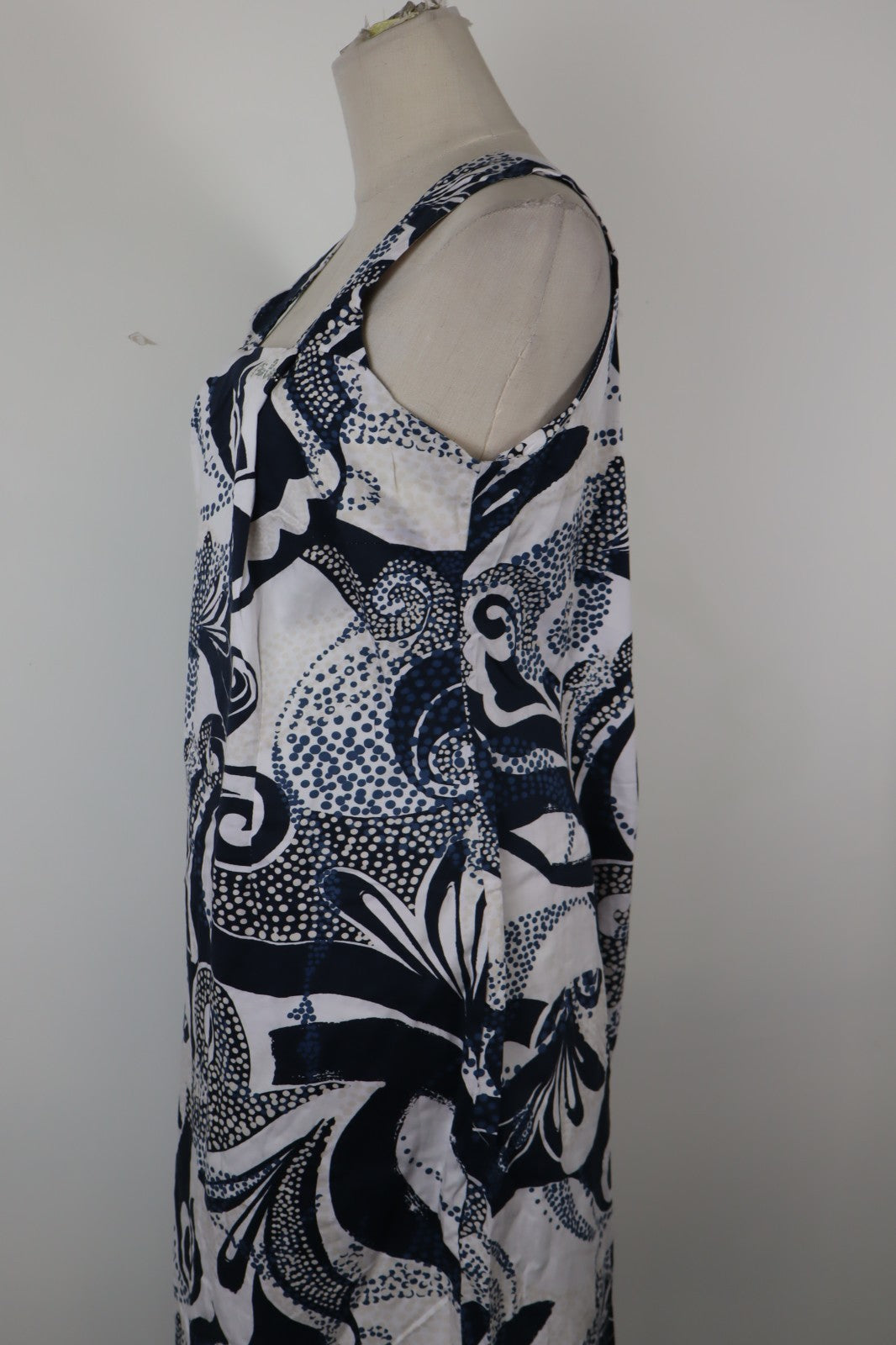 PIERRE CARDIN VESTITO DONNA TG. L WOMAN CASUAL VINTAGE DRESS ABITO COTONE