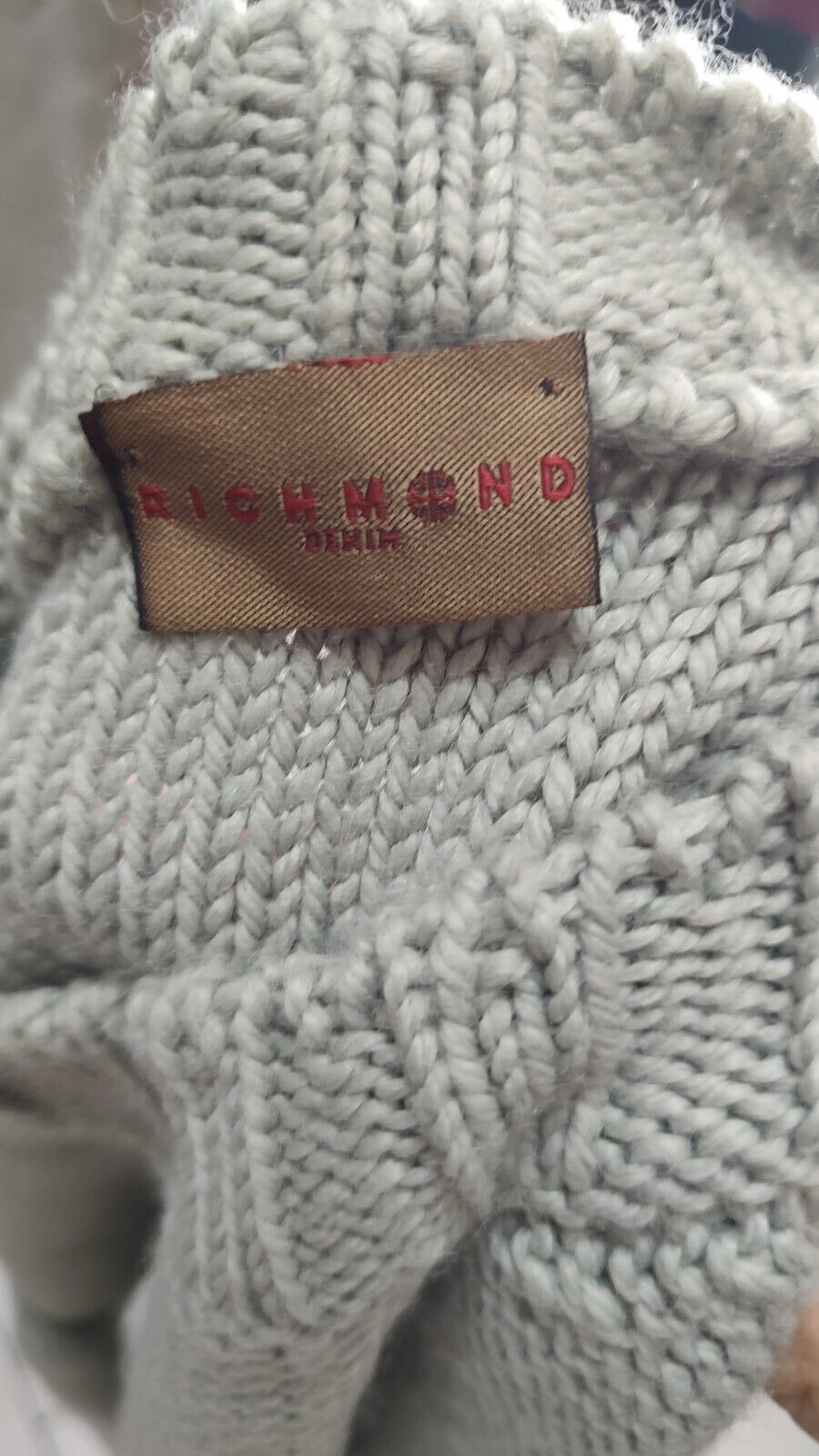 RICHMOND MAGLIONE LANA VINTAGE UOMO Tg. 54 MAN SWEATER CASUAL