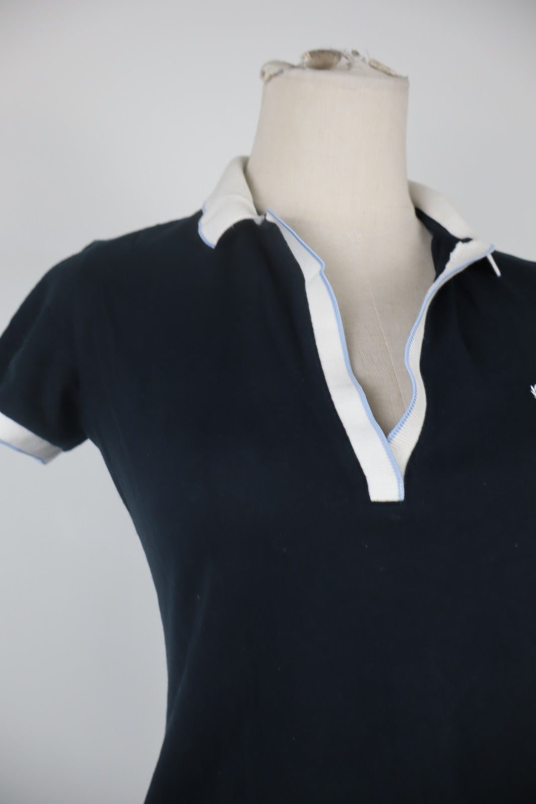 FRED PERRY POLO MAGLIA DONNA COTONE TG. M WOMAN COTTON SHIRT CASUAL VINTAGE