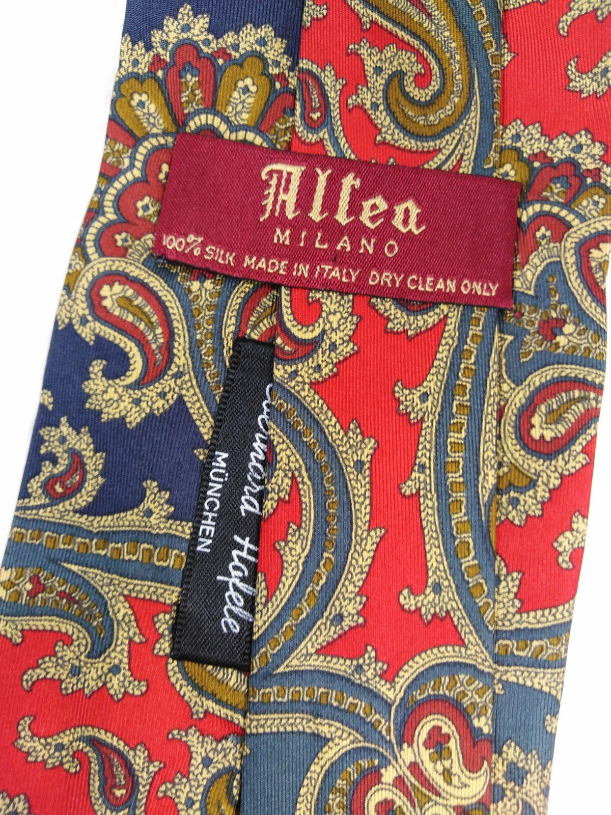 ALTEA 100% SILK TIE SETA CRAVATTA NECKTIE MADE IN ITALY
