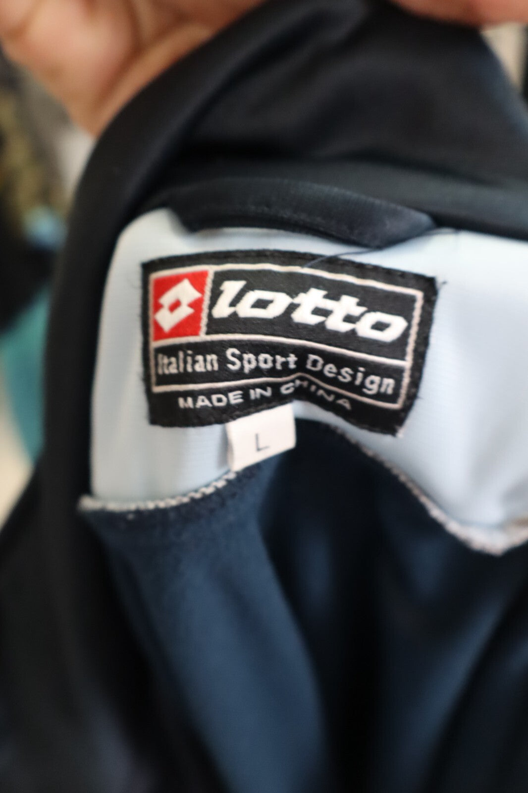 LOTTO TUTA COMPLETA DUE PEZZI Tg. L TRACKSUIT JACKET PANTS UOMO SPORT