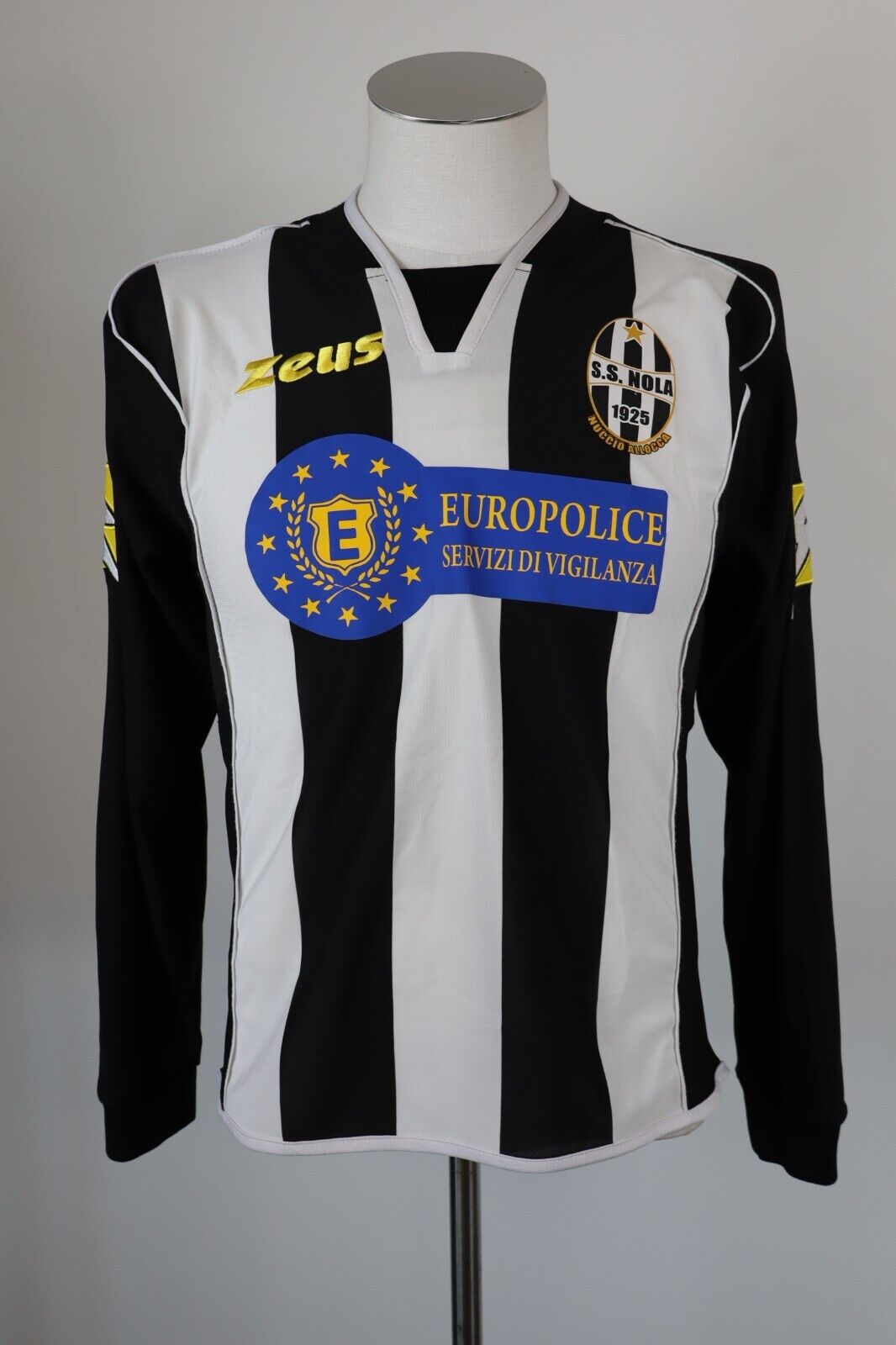 ZEUS SS NOLA N 15 MAGLIA CALCIO TRIKOT UOMO S SOCCER JERSEY VINTAGE SHIRT SPORT