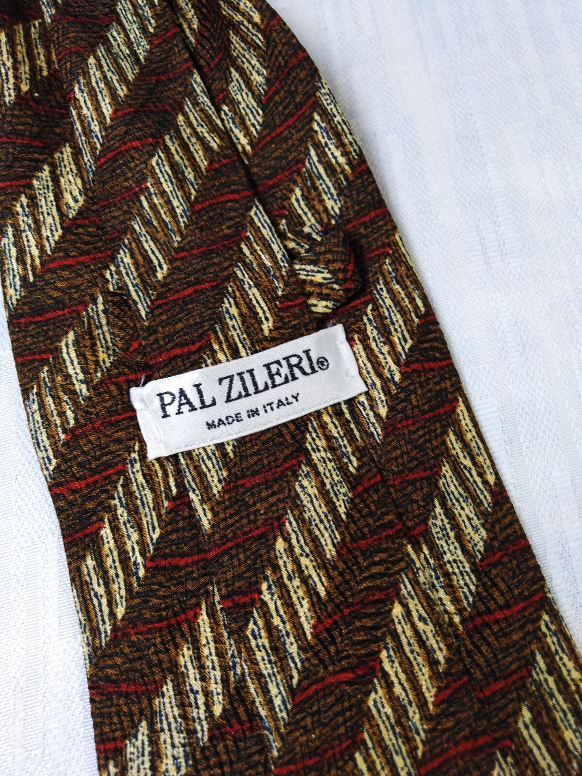 PAL ZILERI 100% SILK TIE SETA CRAVATTA NECKTIE MADE IN ITALY