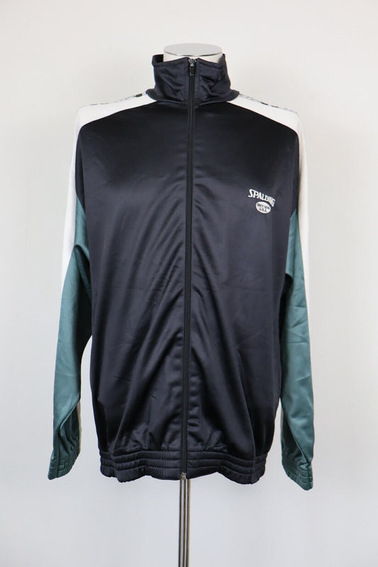 SPALDING GIACCA SPORTIVA UOMO Tg. M MAN VINTAGE CASUAL SPORT JACKET CON ZIP