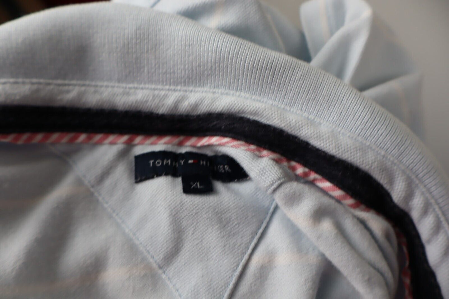 TOMMY HILFIGER POLO MAGLIA DONNA COTONE TG. XL WOMAN SHIRT CASUAL VINTAGE