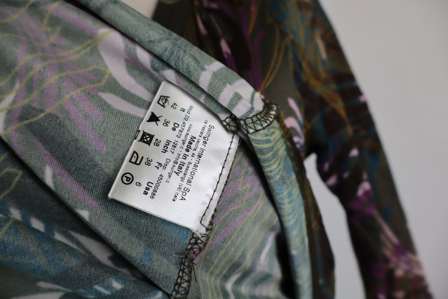 BLU BYBLOS VESTITO DONNA TG. 42 WOMAN CASUAL VINTAGE DRESS ABITO