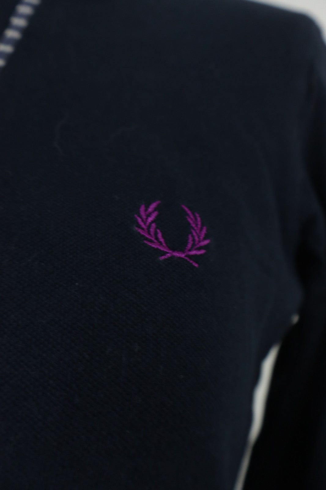 FRED PERRY POLO MAGLIA DONNA COTONE TG. L WOMAN SHIRT CASUAL VINTAGE COTTON