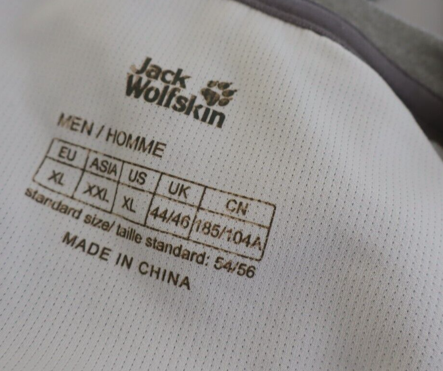 JACK WOLFSKIN MAGLIA UOMO TG XL MAN T-SHIRT CASUAL VINTAGE