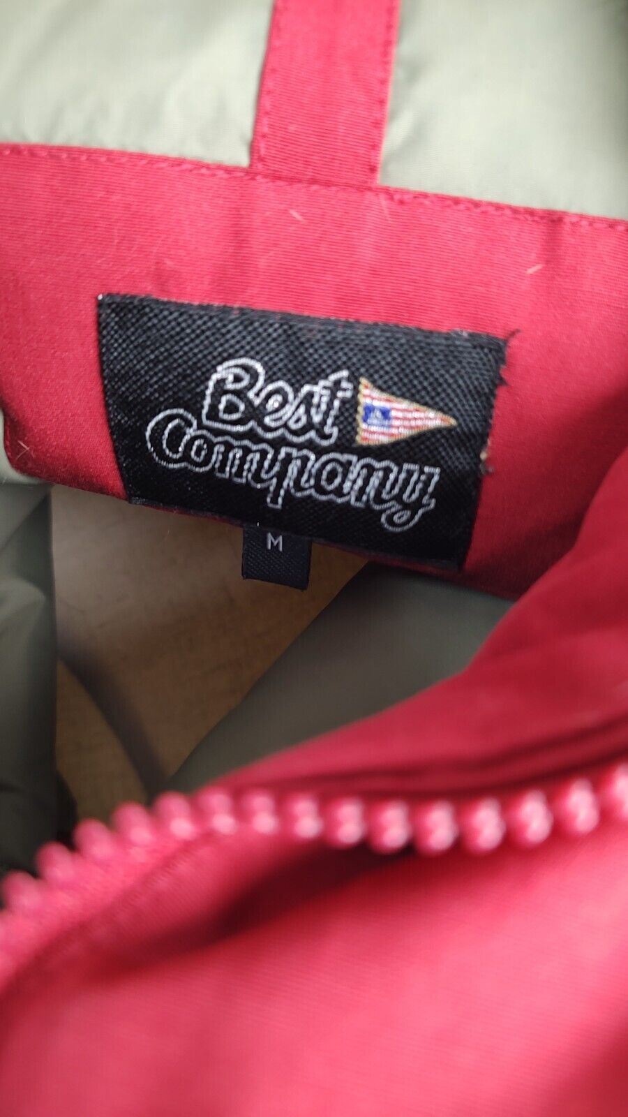 BEST COMPANY GIUBBINO DONNA Tg. M WOMAN CASUAL JACKET VINTAGE IMPERMEABILE