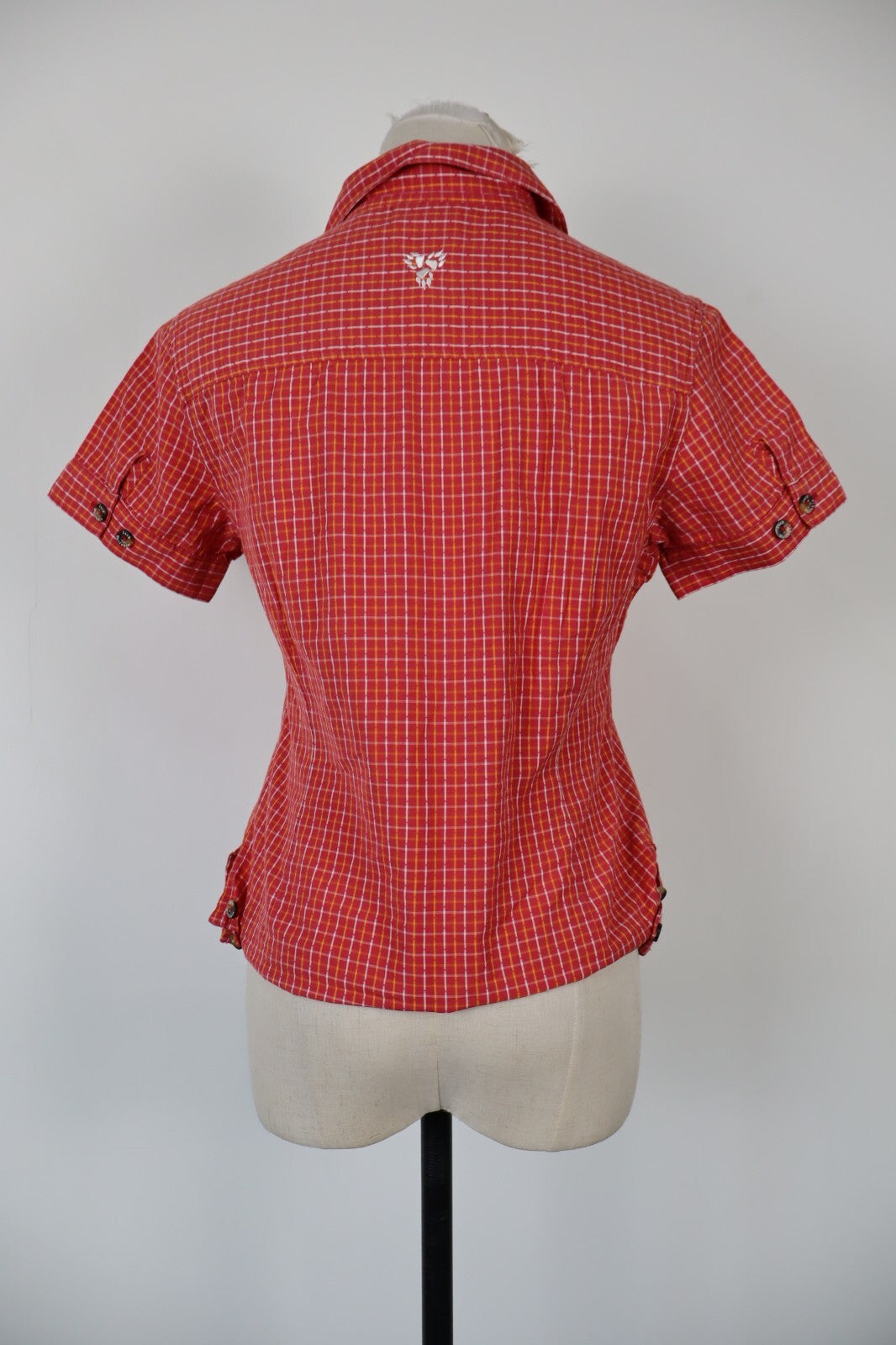 JACK WOLFSKIN CAMICIA DONNA TG. XS WOMAN SHIRT CASUAL VINTAGE COTONE