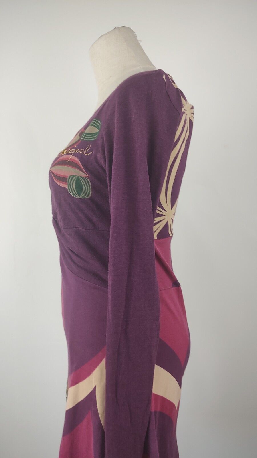 DESIGUAL VESTITO DONNA TG. XS WOMAN CASUAL VINTAGE DRESS