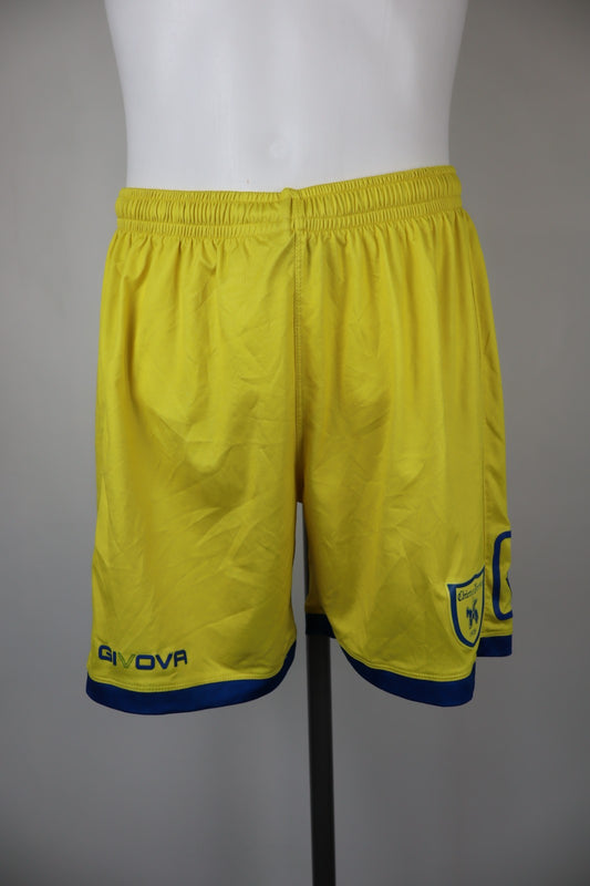 GIVOVA CHIEVO VERONA PANTALONCINI CALCIO SPORT UOMO TG L VINTAGE MEN SHORTS