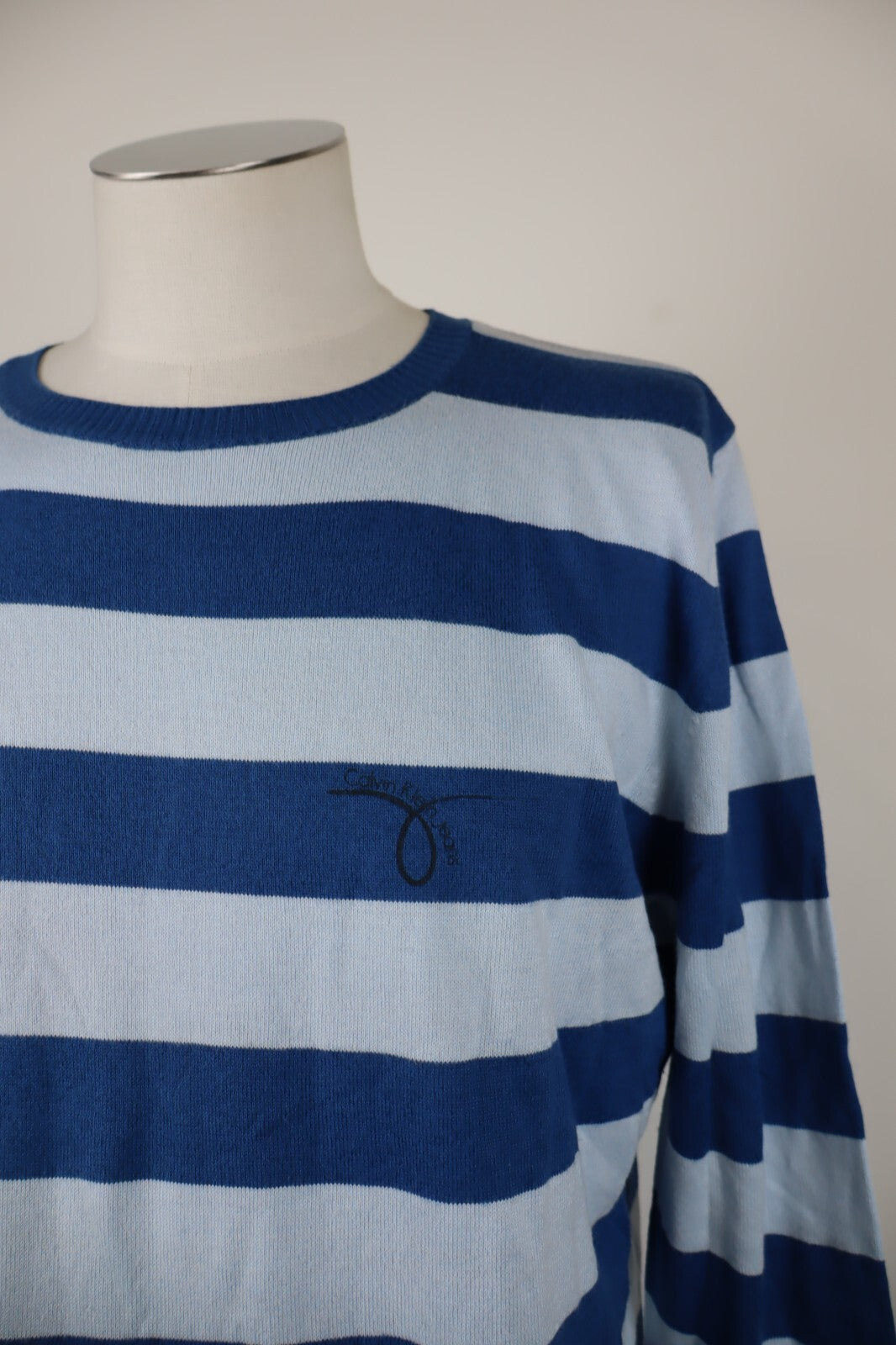 CALVIN KLEIN JEANS MAGLIONE COTONE COTTON VINTAGE UOMO Tg 2XL MAN SWEATER CASUAL