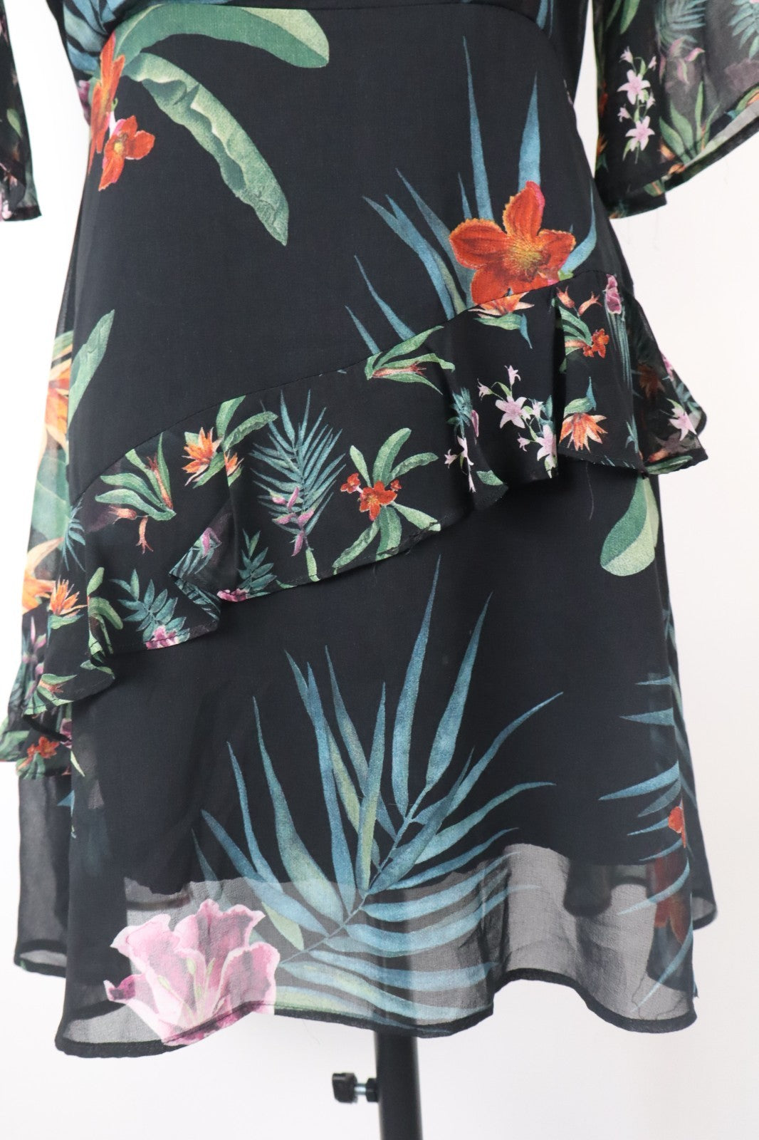 DESIGUAL VESTITO DONNA TG. 40 WOMAN CASUAL VINTAGE DRESS ABITO FLORAL