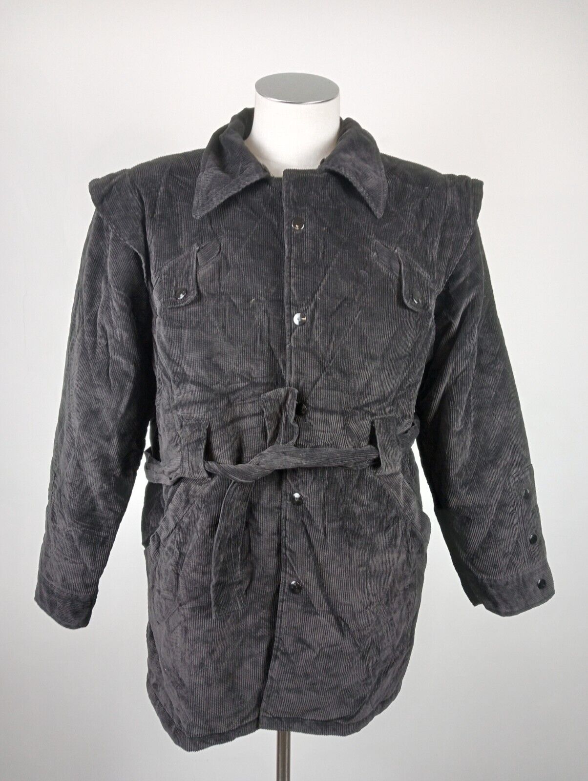 REGINA SCHRECKER GIUBBINO COTONE VELLUTO UOMO Tg 02 MAN CASUAL VINTAGE JACKET