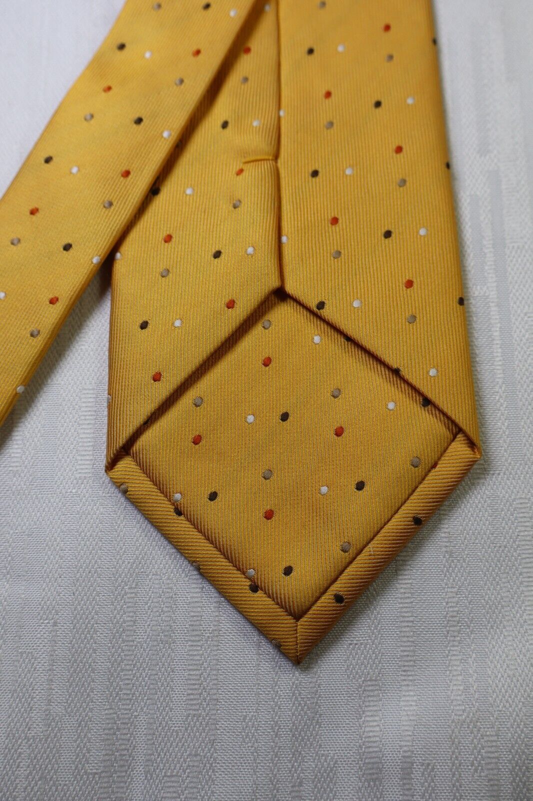 ANTONIO BASILE  SILK TIE SETA CRAVATTA NECKTIE ITALY SELF TIPPED