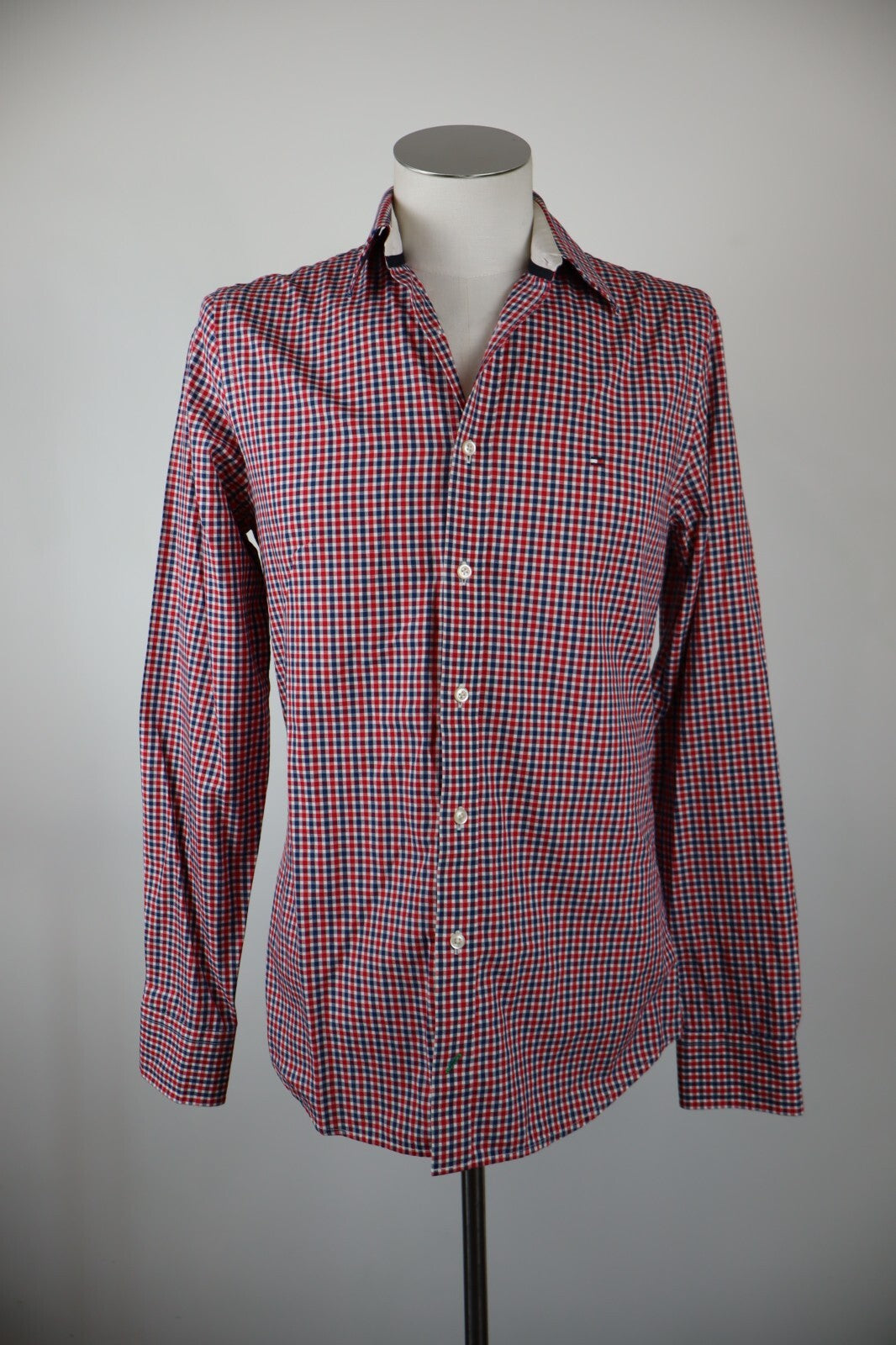 TOMMY HILFIGER CAMICIA UOMO COTONE TG. S MAN CASUAL VINTAGE SHIRT