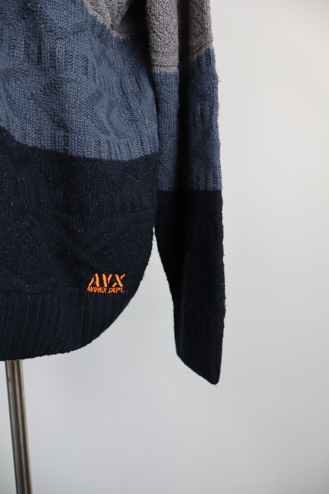 AVIREX MAGLIONE MAGLIA VINTAGE UOMO TG 2XL MAN SWEATER CASUAL