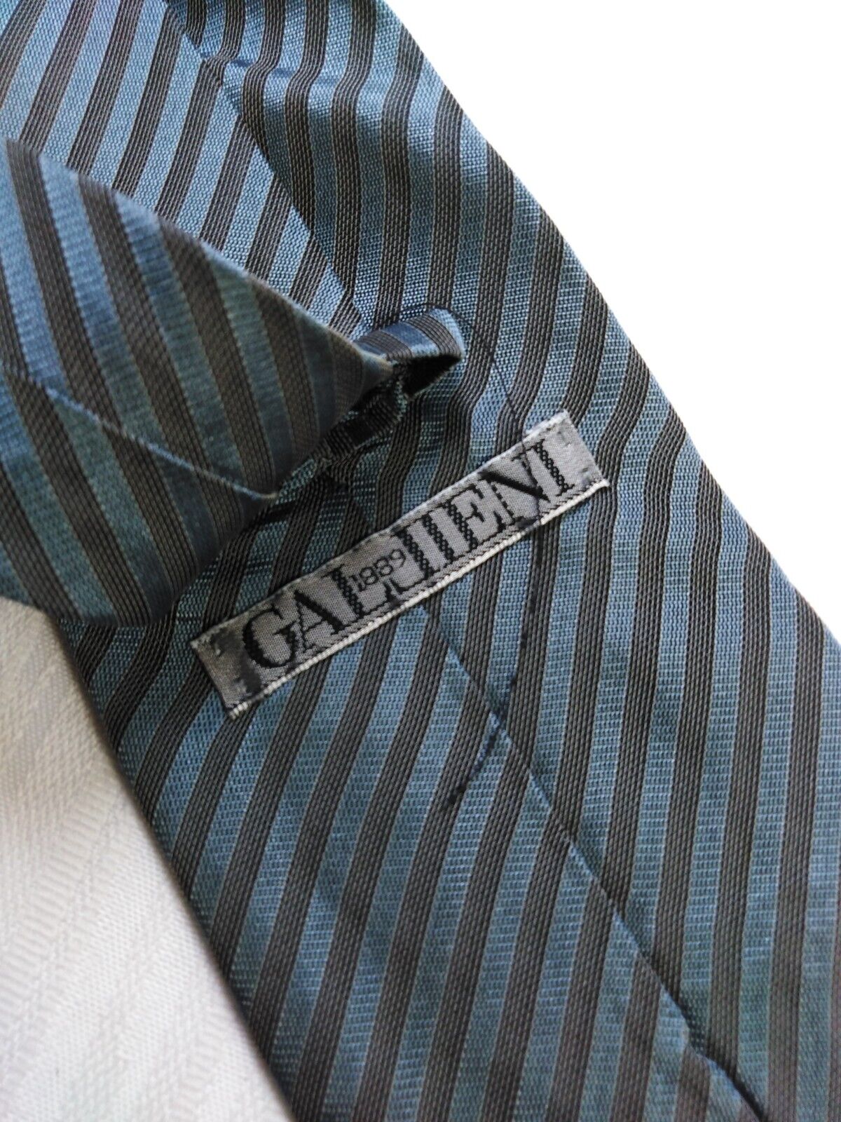 GALLIENI 100% SILK TIE SETA CRAVATTA NECKTIE MADE IN ITALY VINTAGE CLASSIC
