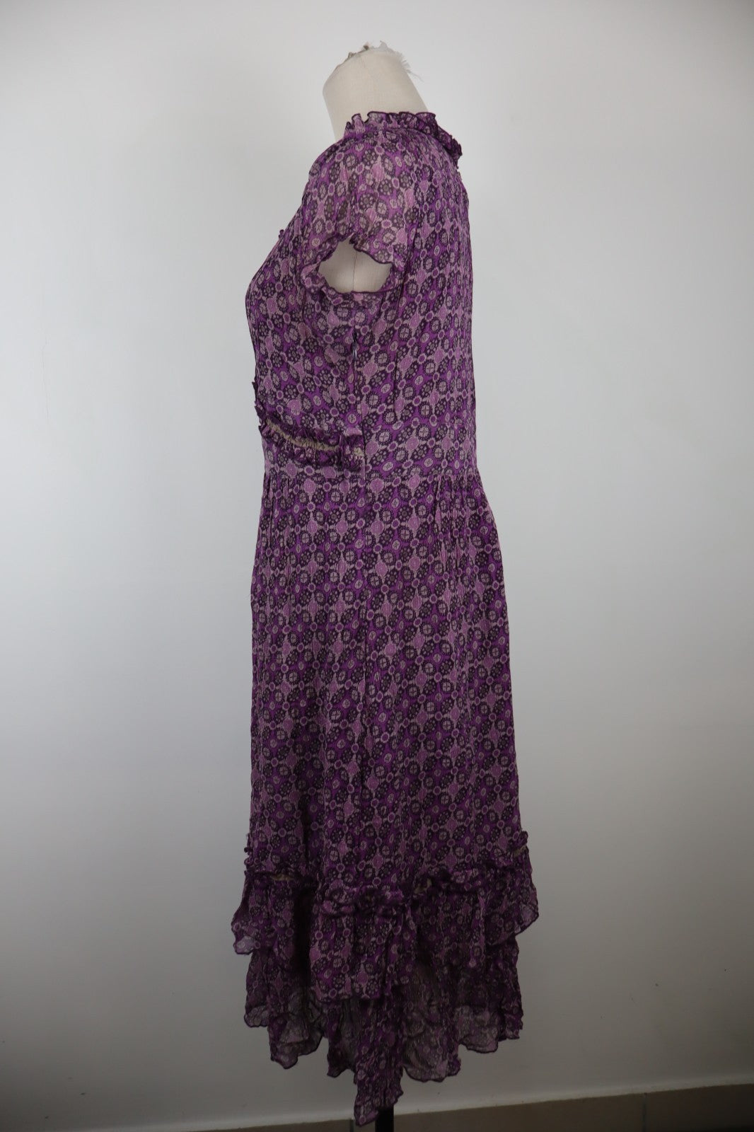 MARLBORO CLASSICS VESTITO DONNA 46 WOMAN CASUAL VINTAGE DRESS ABITO SETA ACETATO