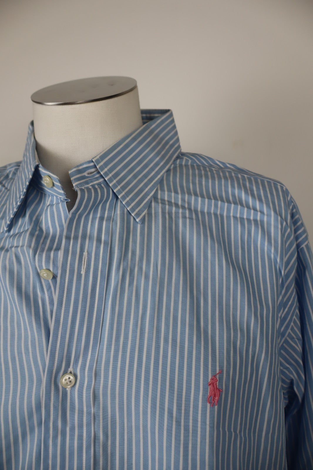 POLO RALPH LAUREN CAMICIA UOMO XL MAN CASUAL VINTAGE SHIRT COTONE MANICA LUNGA