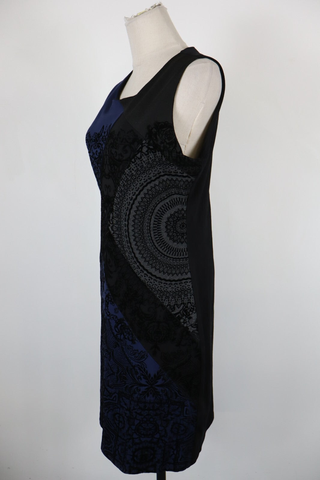 DESIGUAL VESTITO DONNA TG. XL WOMAN CASUAL VINTAGE DRESS