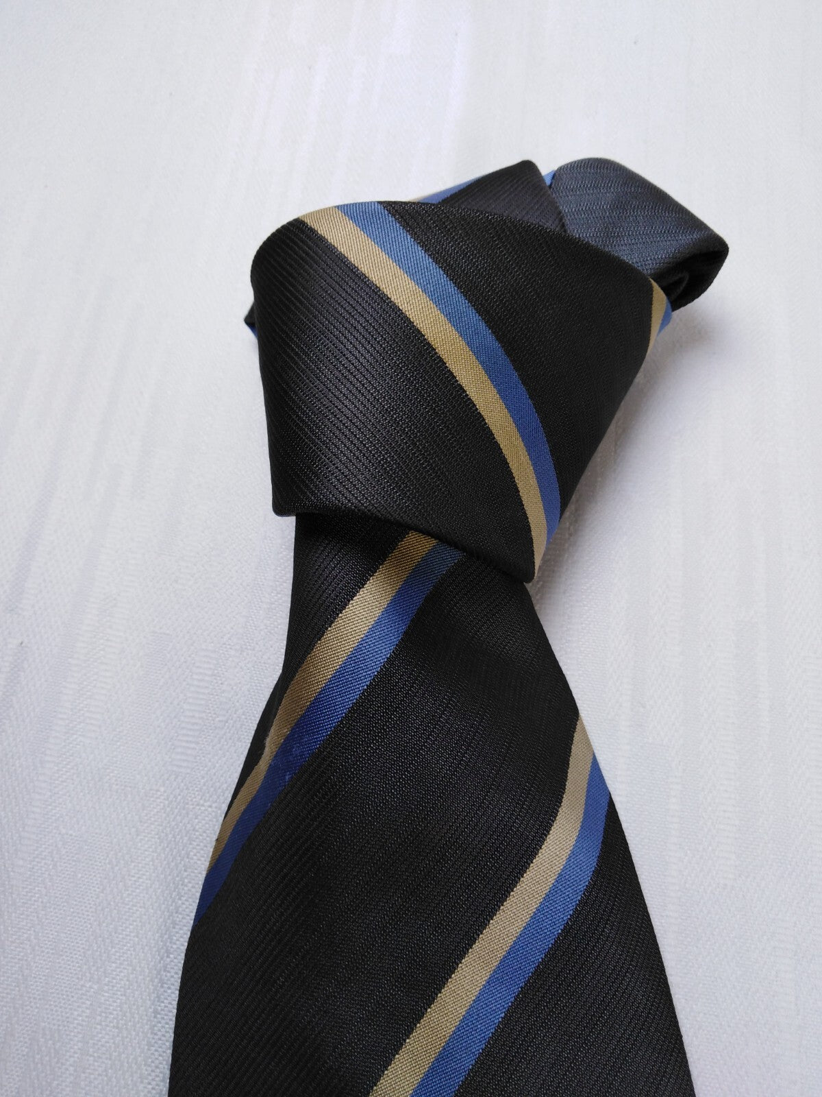ANDREA CONTE SILK TIE SETA CRAVATTA NECKTIE ITALY SELF TIPPED