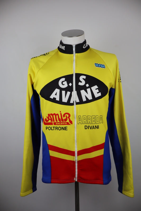 VIFRA MAGLIA CICLISMO FELPATA CYCLING UOMO TG. L MAN SHIRT BIKE SPORT VINTAGE