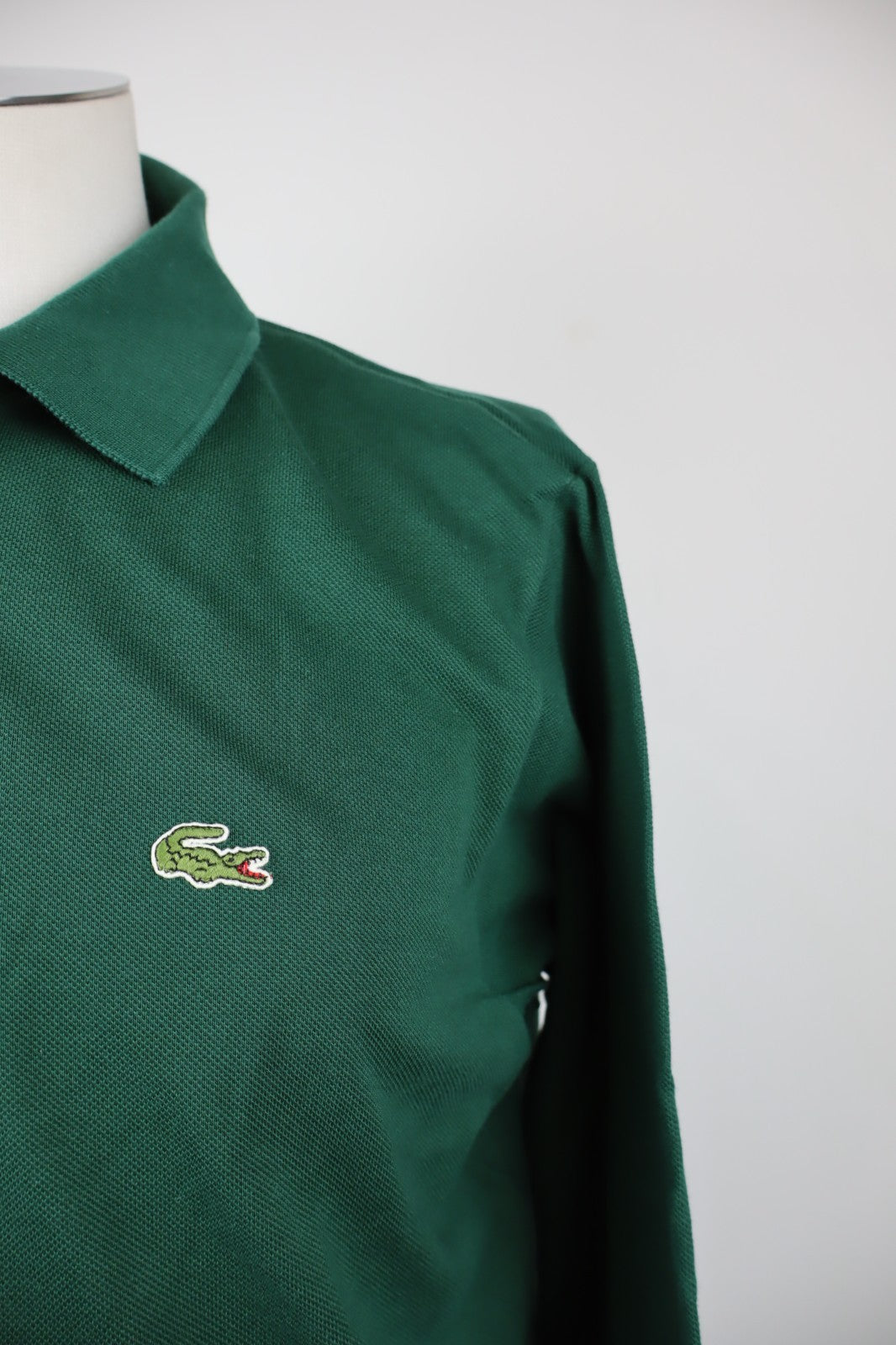 LACOSTE MAGLIA POLO UOMO TG. 4 MAN T-SHIRT CASUAL VINTAGE COTONE COTTON VERDE