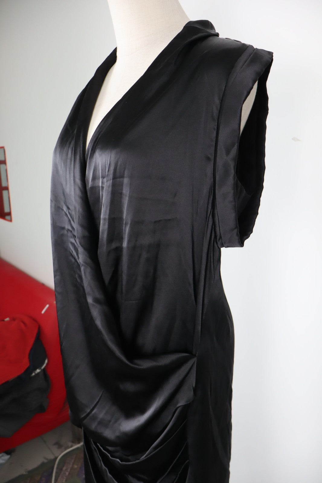 LIU JO VESTITO DONNA TG. 46 WOMAN CASUAL VINTAGE DRESS ABITO SETA