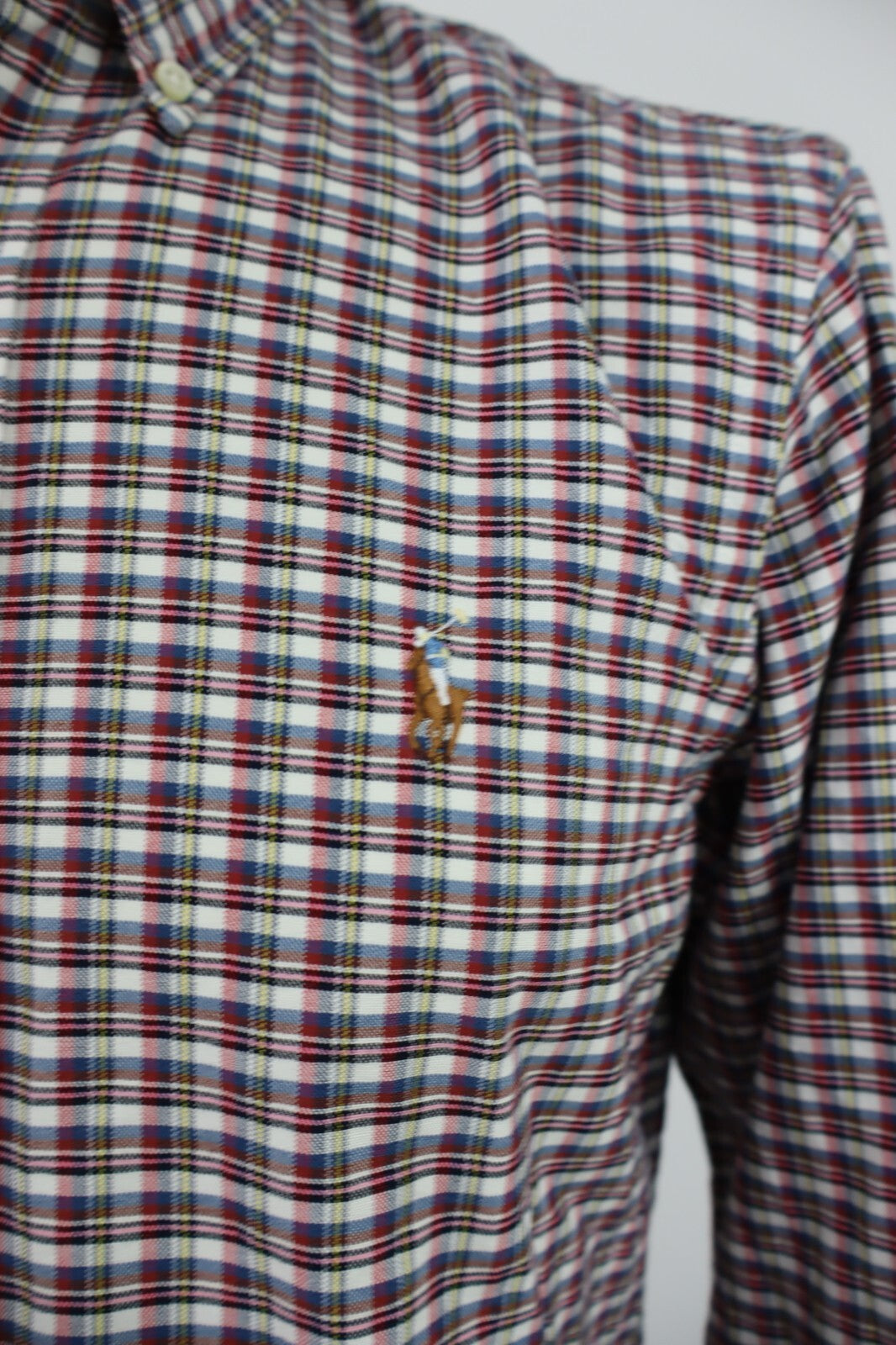 RALPH LAUREN CAMICIA UOMO TG S MAN CASUAL VINTAGE SHIRT COTONE COTTON