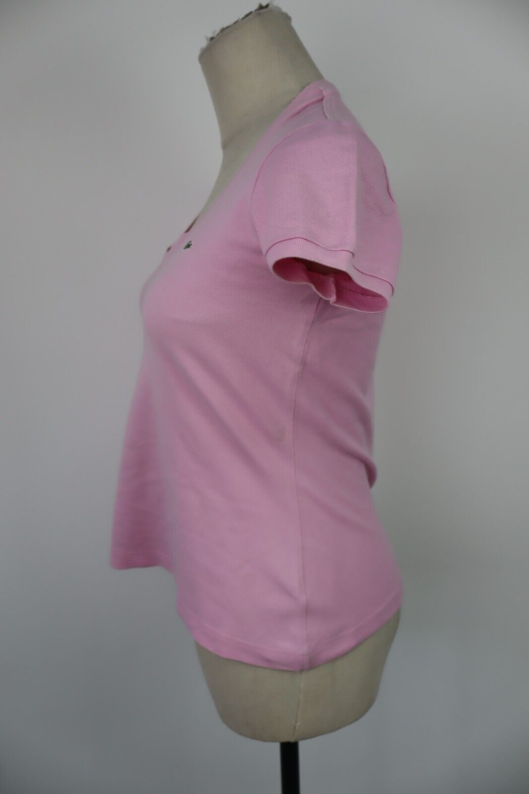 LACOSTE MAGLIA DONNA TG. 38 WOMAN CASUAL VINTAGE TANK TOP T-SHIRT