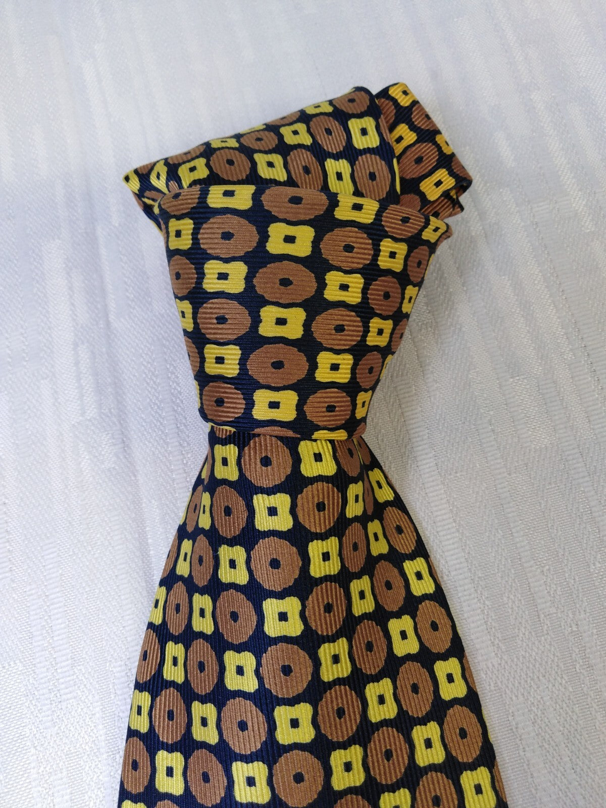 FLANELLA GRIGIA PERUGIA UOMO 100%  SILK TIE SETA CRAVATTA NECKTIE MADE IN ITALY