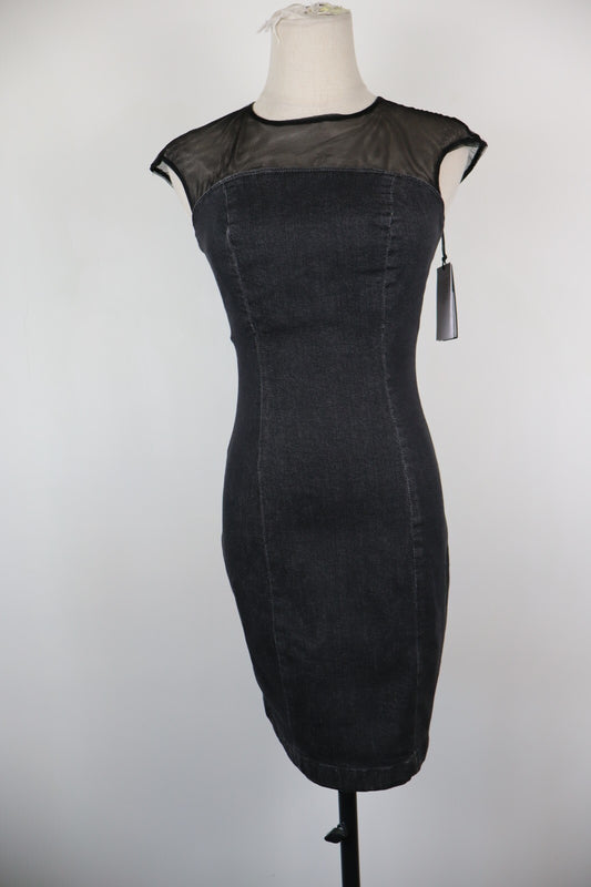 GUESS LOS ANGELES VESTITO ABITO DONNA TG. S WOMAN CASUAL VINTAGE DRESS CON TAG