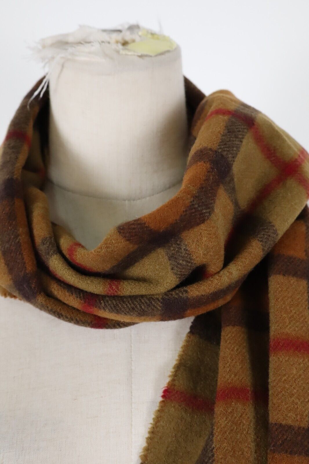 THINK PINK SCIARPA LANA UOMO DONNA UNISEX WOMAN MAN VINTAGE CASUAL SCARF