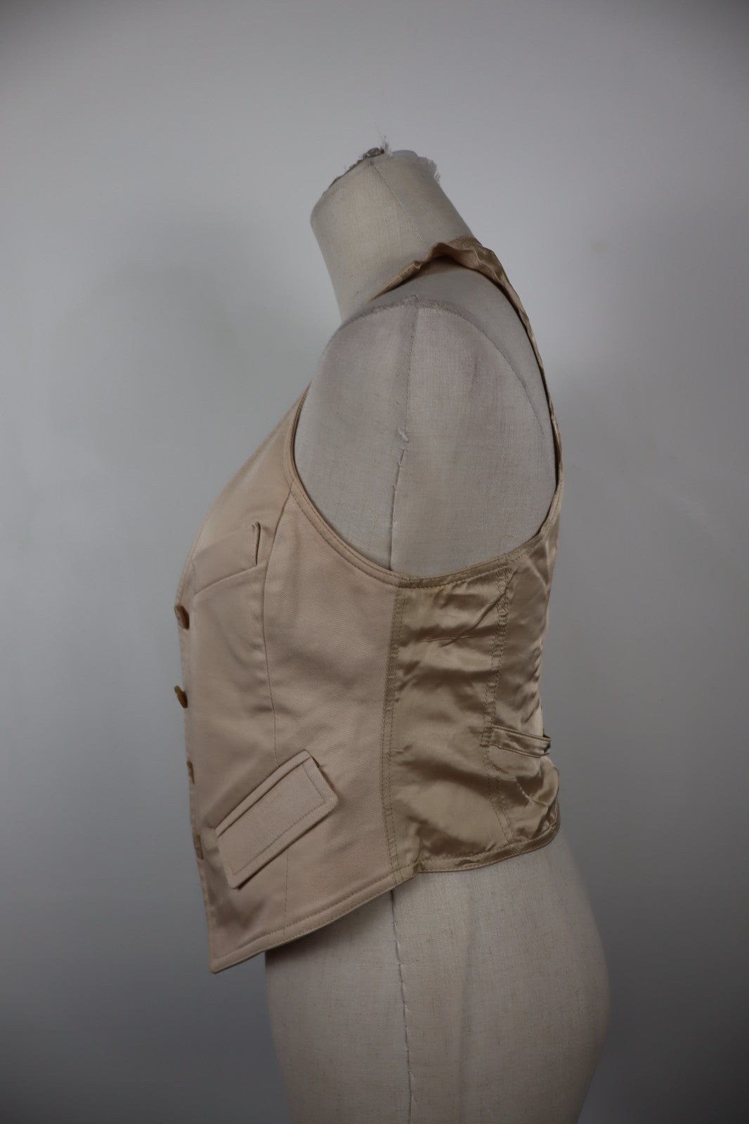 PATRIZIA PEPE SMANICATO GILET DONNA 40 WOMAN CASUAL VINTAGE JACKET SOTTOGIACCA
