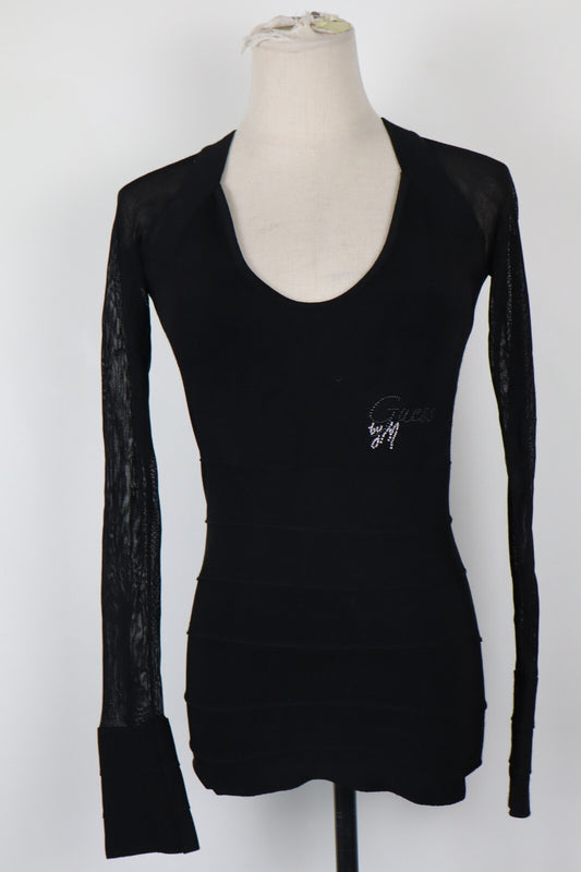 GUESS BY MARCIANO MAGLIA DONNA TG.  2 WOMAN CASUAL VINTAGE T- SHIRT