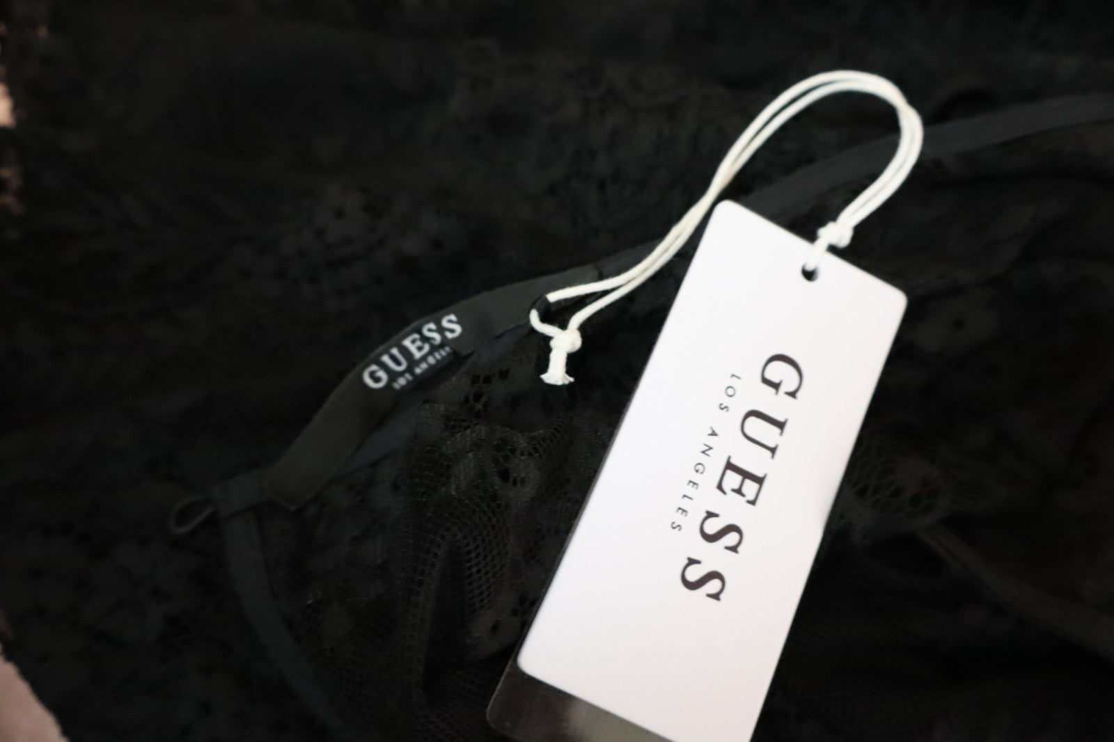 GUESS LOS ANGELES VESTITO ABITO DONNA TG. L WOMAN CASUAL VINTAGE DRESS CON TAG