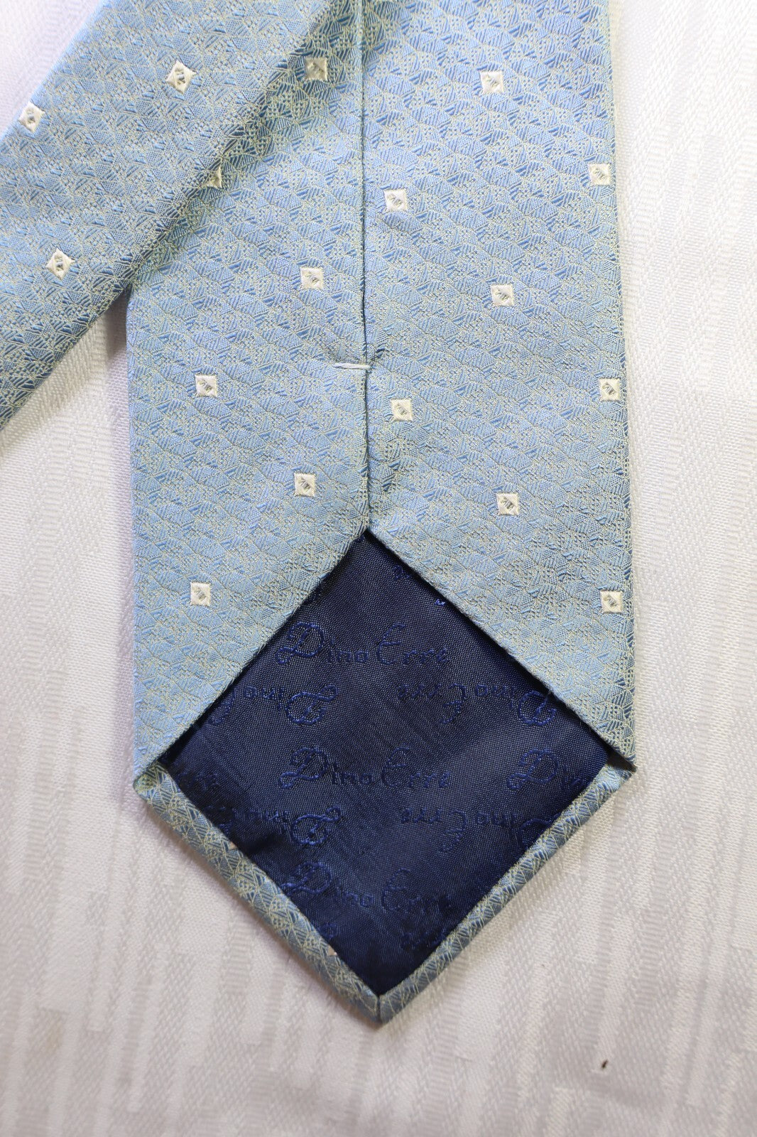 DINO ERRE 100% SETA SILK TIE CRAVATTA NECKTIE ITALY VINTAGE CLASSIC