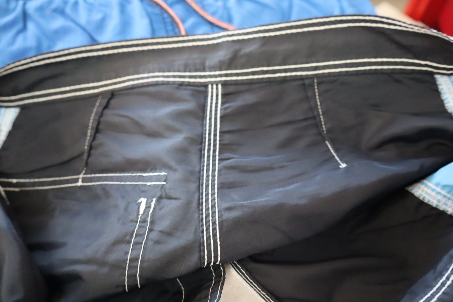 SUNDEK COSTUME PANTALONCINO MARE UOMO 30 MEN SWIMSUIT VINTAGE CASUAL LOGO