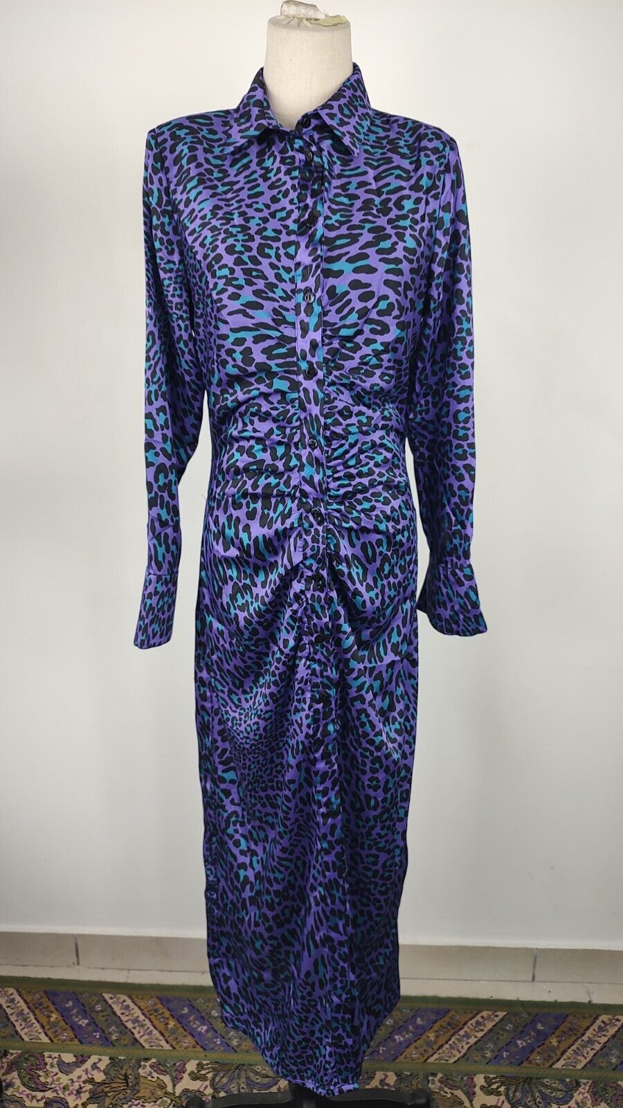 GAELLE VESTITO CAMICIA DONNA TG. 42 WOMAN CASUAL VINTAGE DRESS