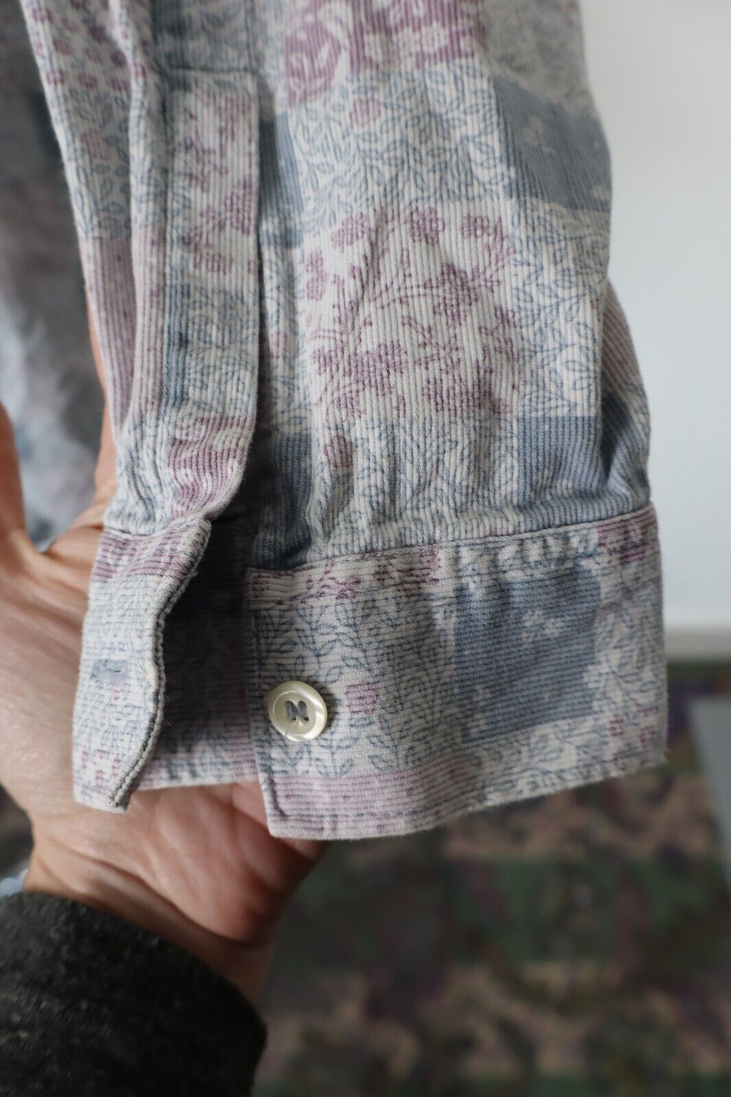 CARRERA BLUE AGE CAMICIA UOMO TG. L MAN CASUAL VINTAGE SHIRT COTONE COTTON