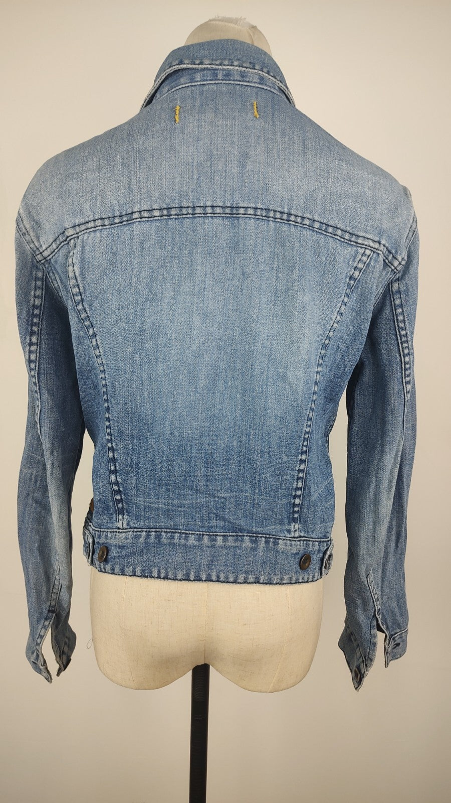 GAS GIACCA DONNA COTONE Tg L WOMAN CASUAL VINTAGE JACKET COTTON DENIM